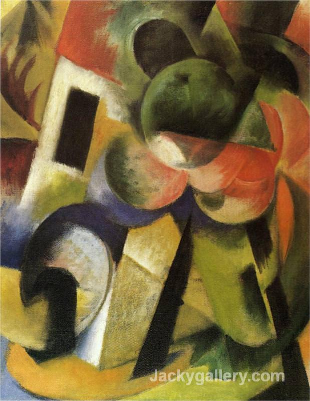 Small Composition II by Franz Marc paintings reproduction